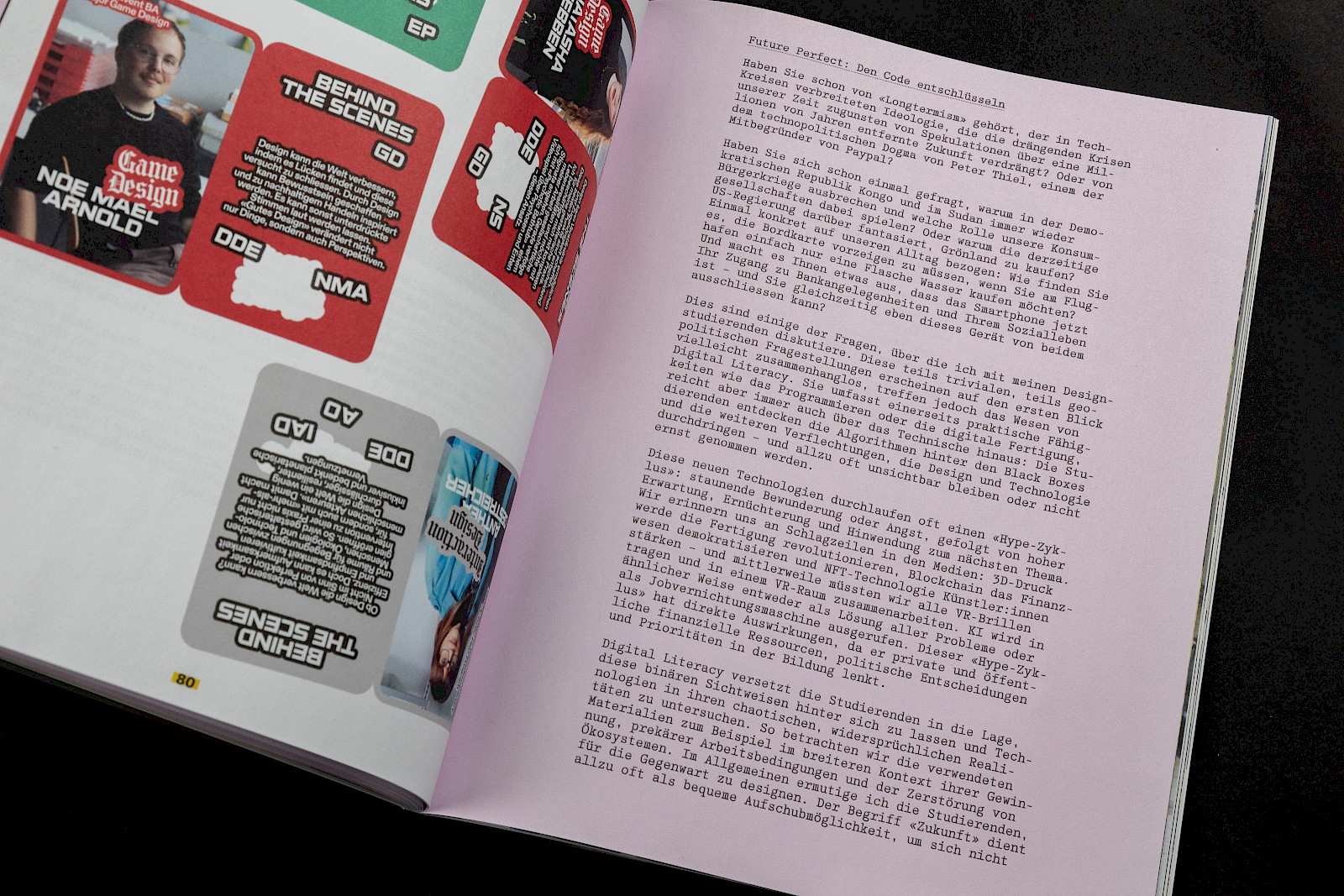 Sonderheft Wohnrevue x Design. Design ist Zukunft. Bild: Emilia Trog.