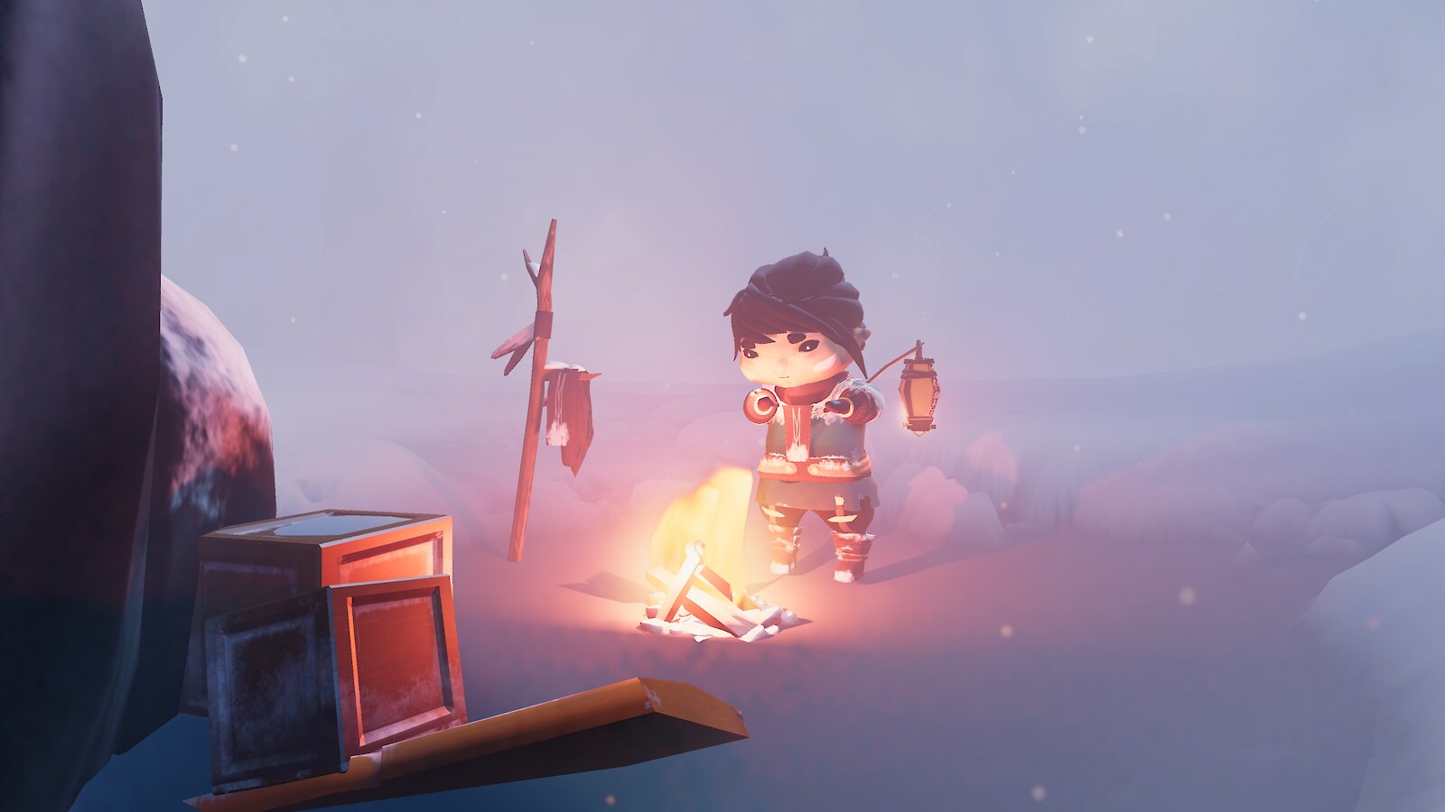 Through icy snowy landscapes with Tabinga. @ ZHdK