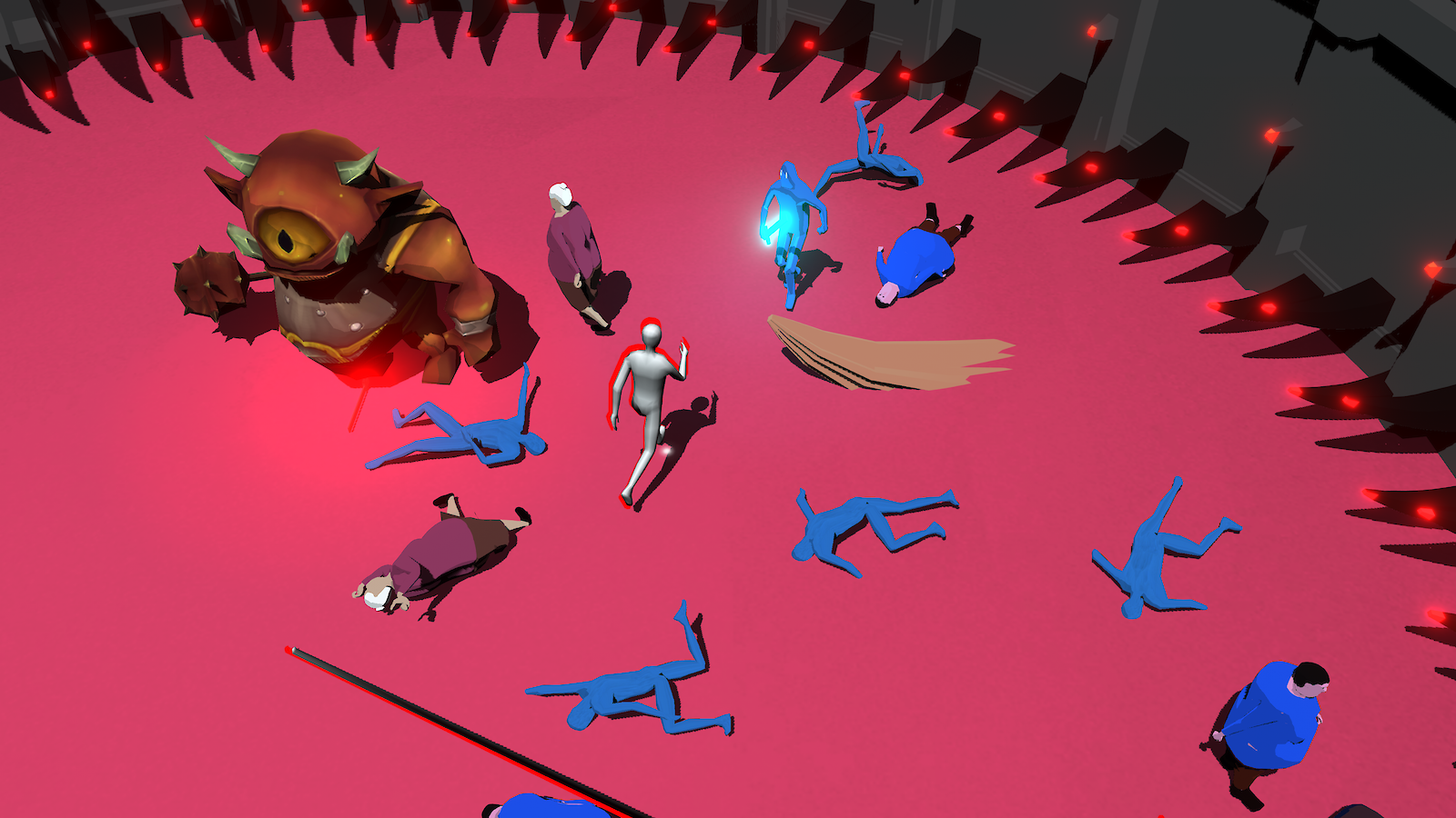 «Unpleasant Enemies» in the game «Neon Munera». © ZHdK