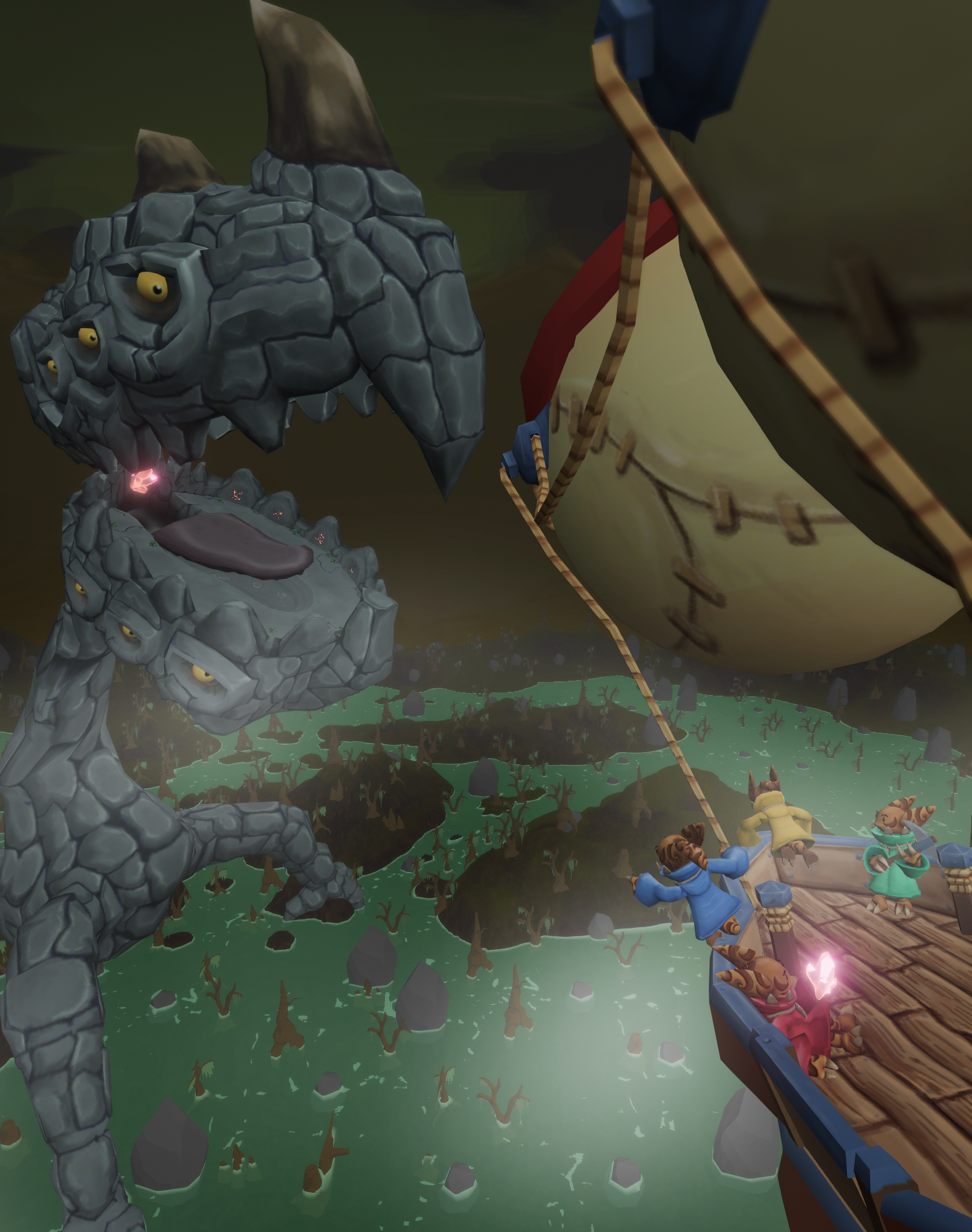 «Titan Raiders» – A local multiplayer party game. © ZHdK