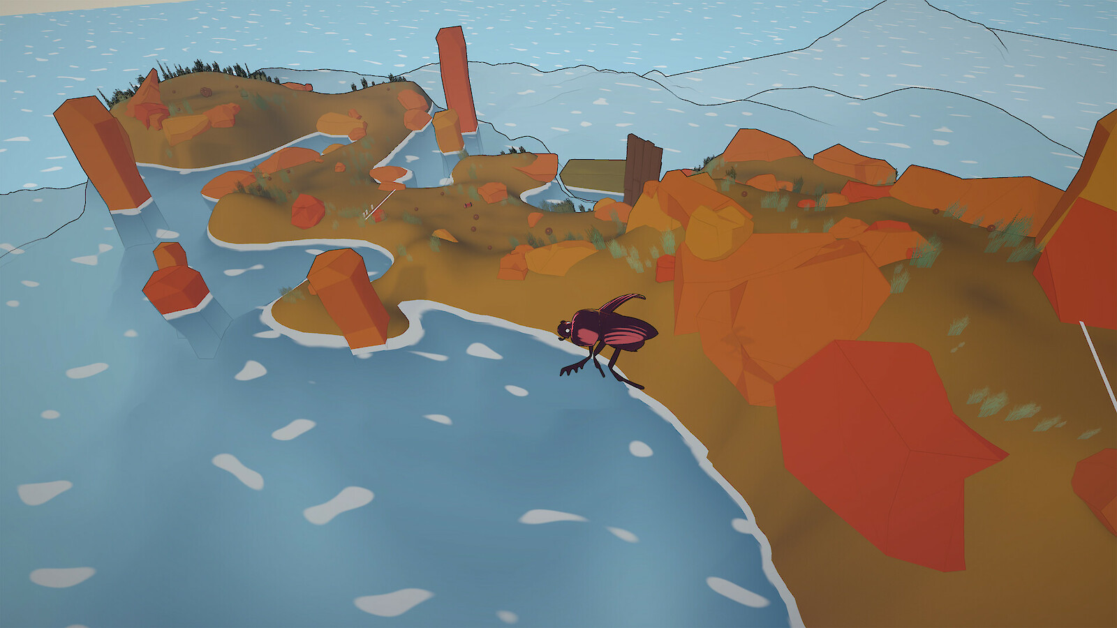 Absurd and shrill - the single-player physics game «Skaraphus».