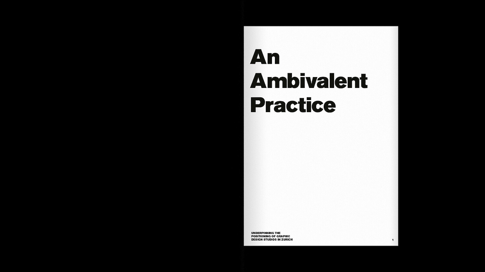 An Ambivalent Practice
